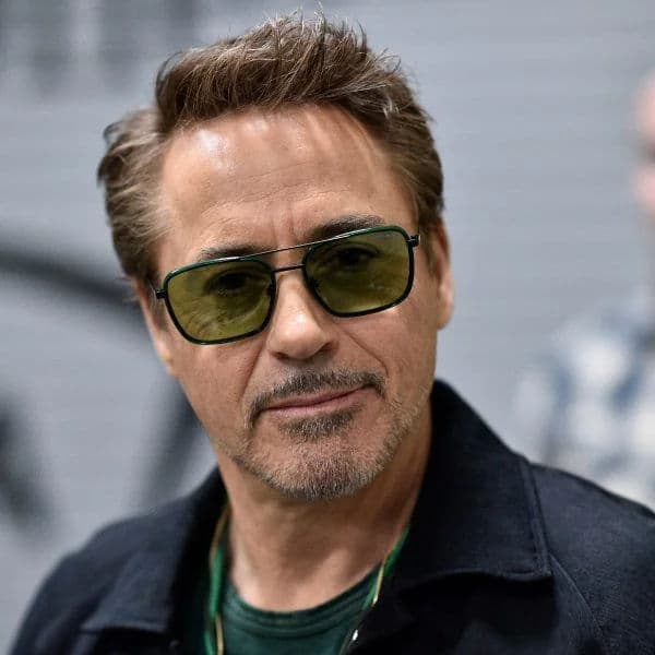 Textured Messy Quiff hairstyle for rectangle face shape - men's short straight hair