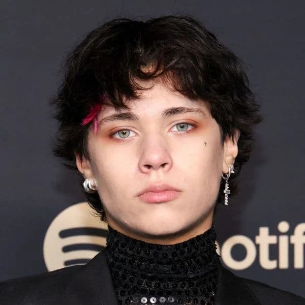 Textured Wavy Shag hairstyle for oval face shape - unisex's short wavy hair