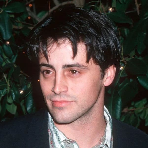 90s Middle-Parted Curtains hairstyle for diamond face shape - men's medium straight hair