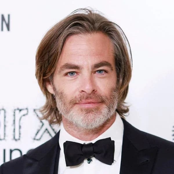 Classic Medium-Length Flow hairstyle for oval face shape - men's medium straight hair